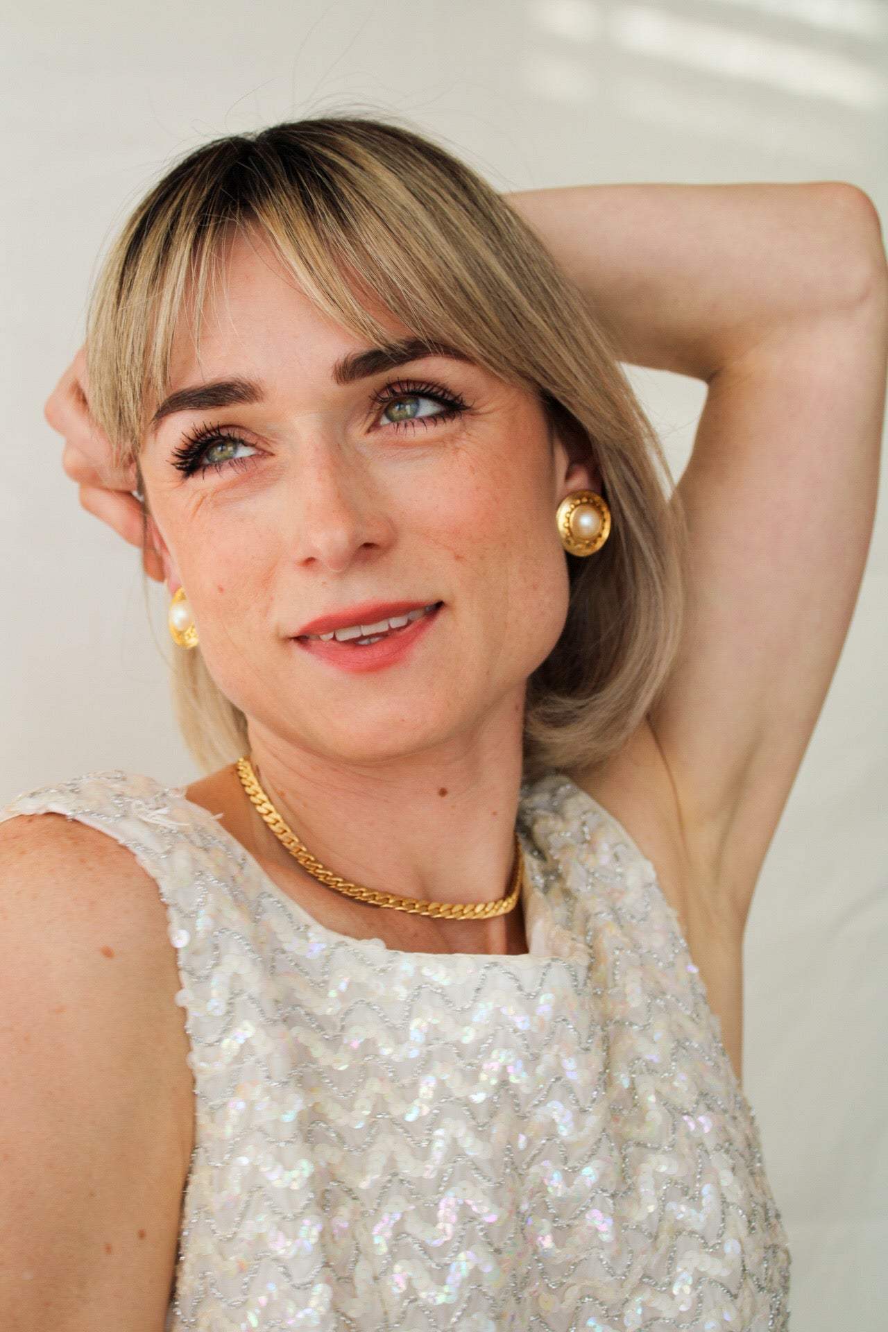 Romano Pearl Clip-on Earrings