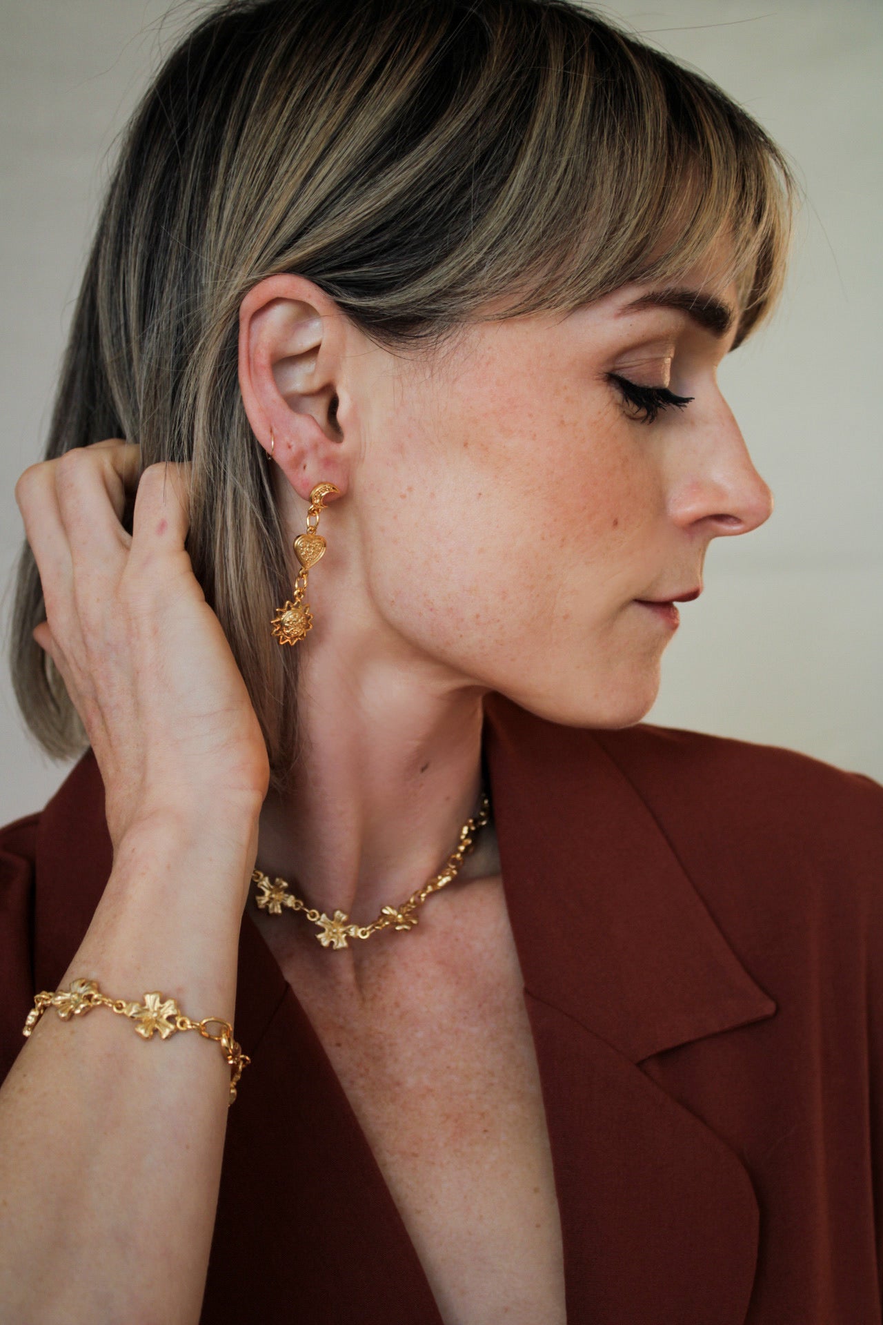 Cosmic Heart Earrings