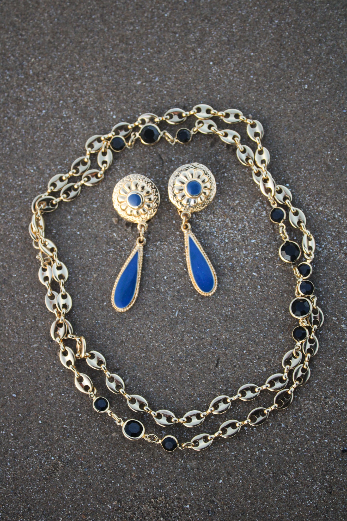 Romano Dangle Clip on Earrings