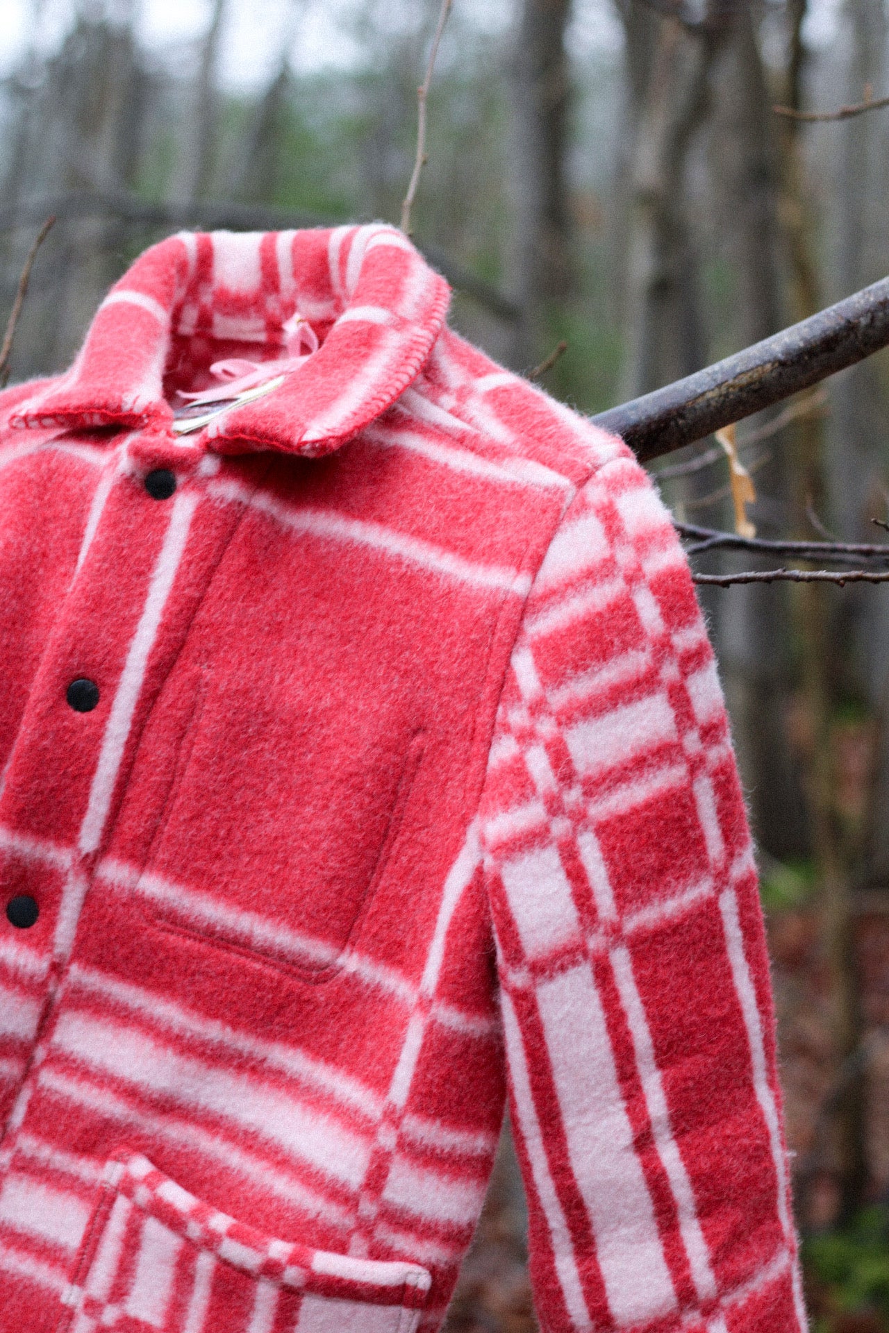 E V Black Vintage Blanket Jacket