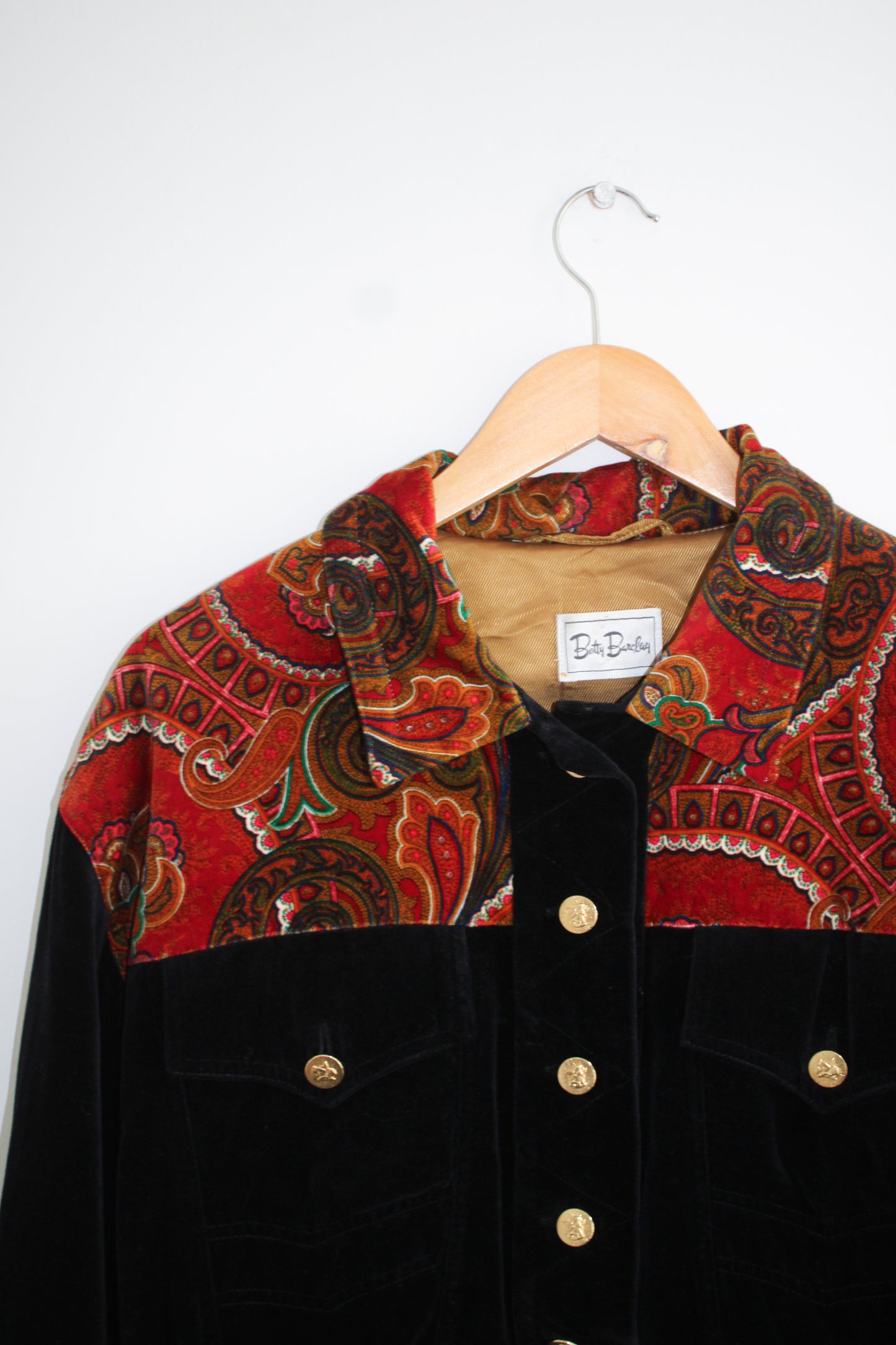 Betty Barclay Velvet 80’s Jacket