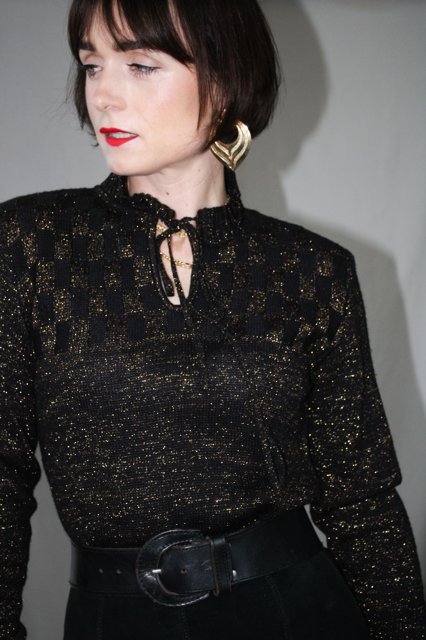 Tricoville Metallic 80’s Pullover