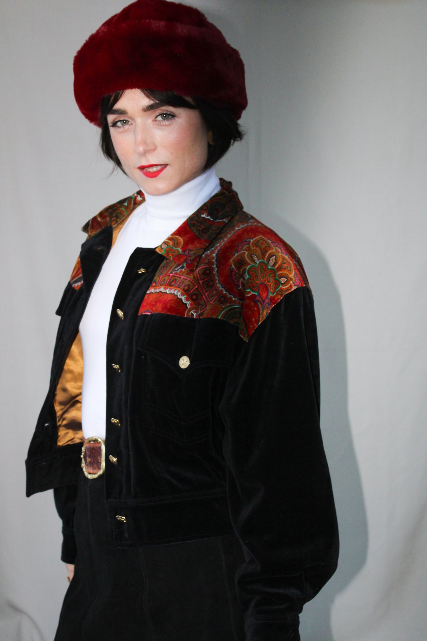 Betty Barclay Velvet 80’s Jacket