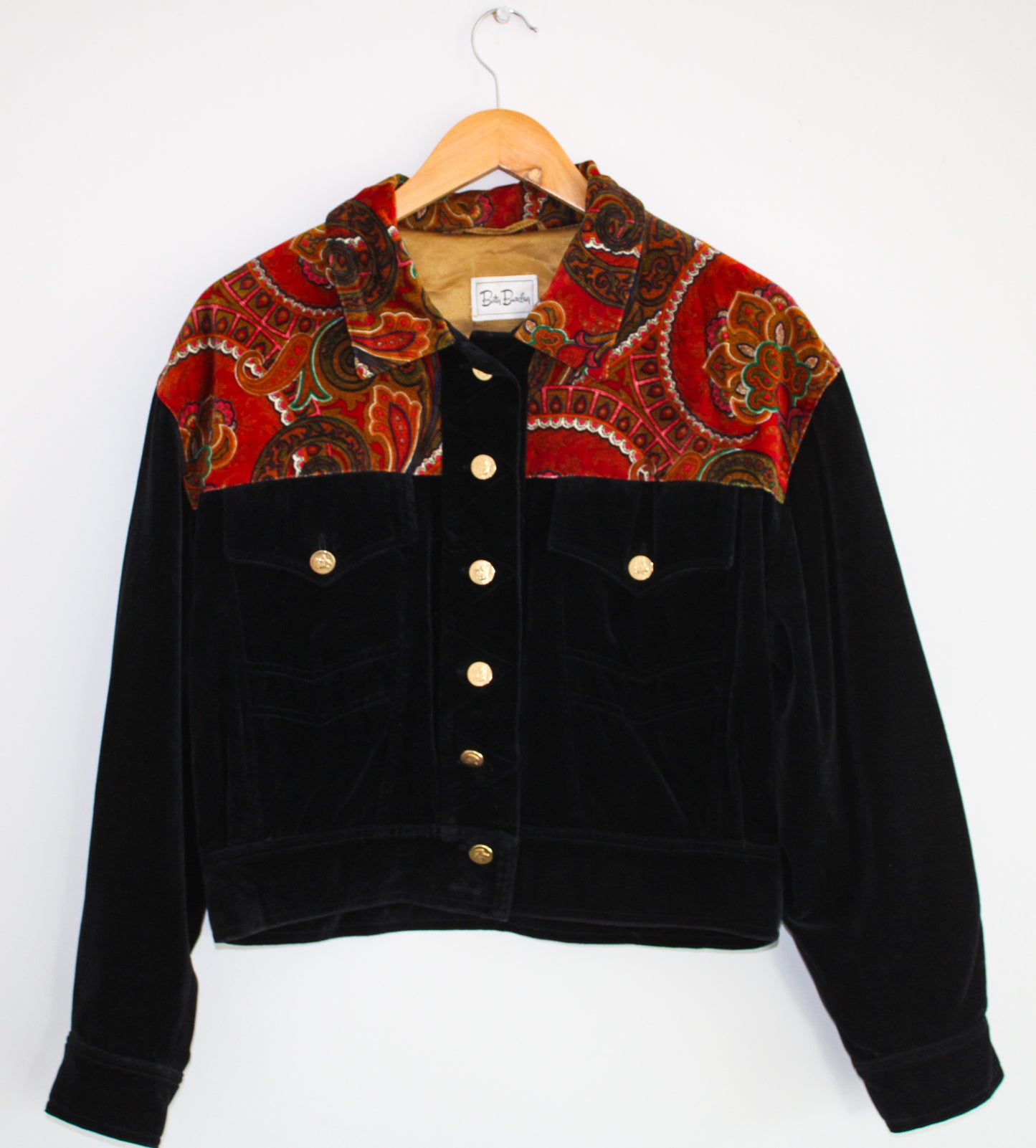 Betty Barclay Velvet 80’s Jacket