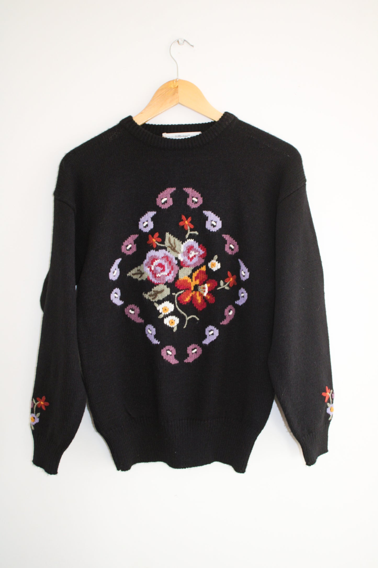 St Michael’s Floral Knitted Jumper
