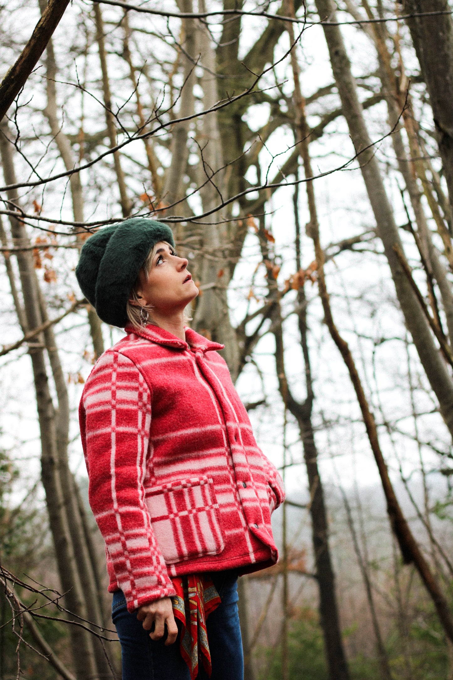 E V Black Vintage Blanket Jacket