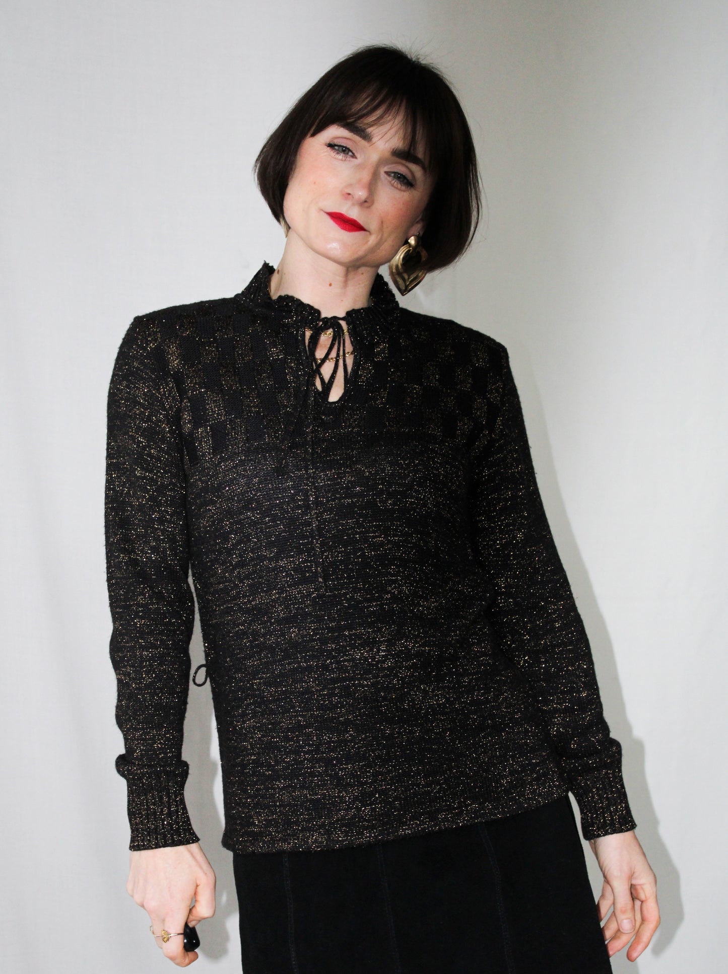 Tricoville Metallic 80’s Pullover