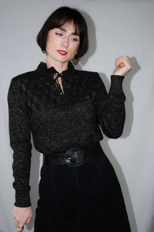 Tricoville Metallic 80’s Pullover