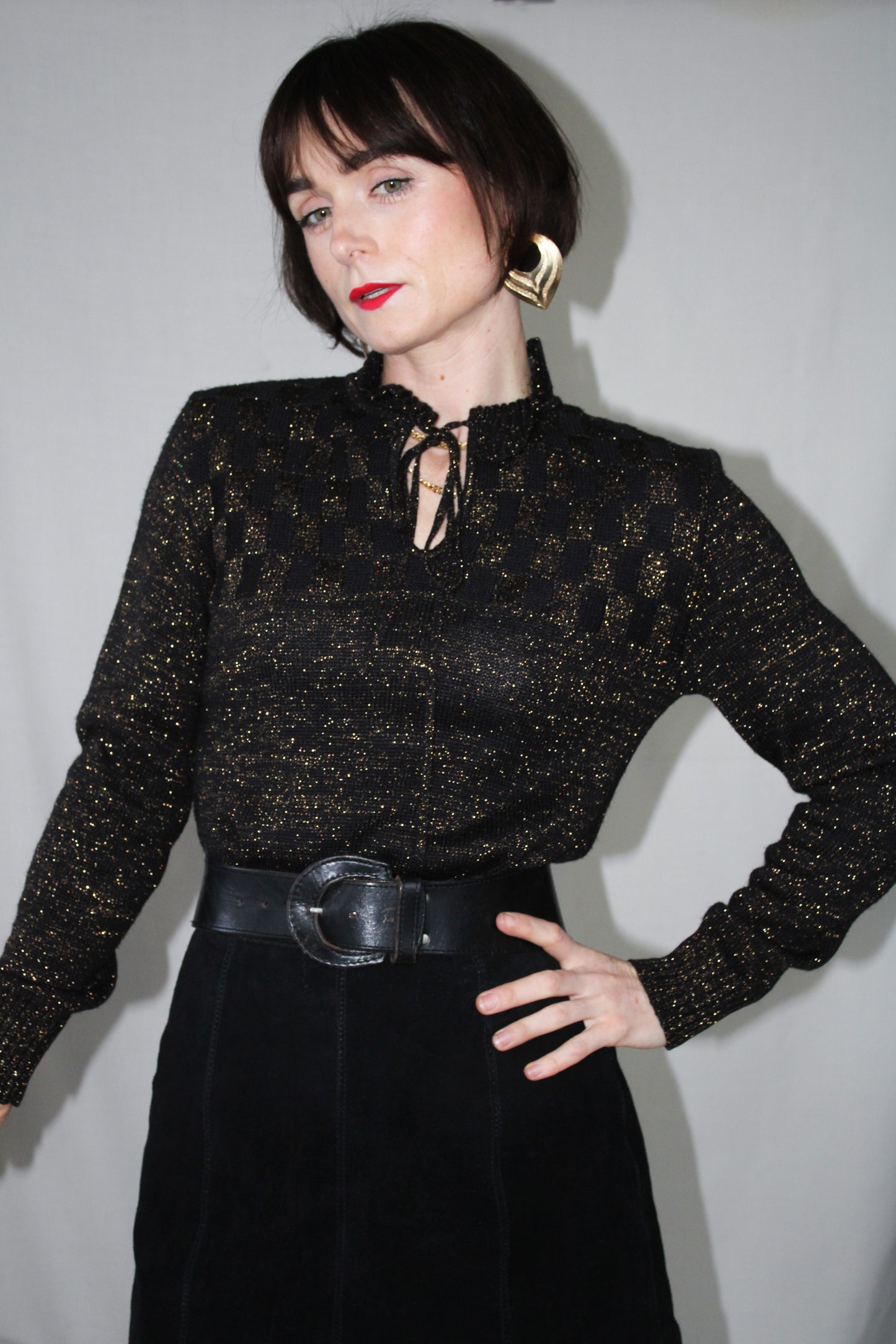 Tricoville Metallic 80’s Pullover