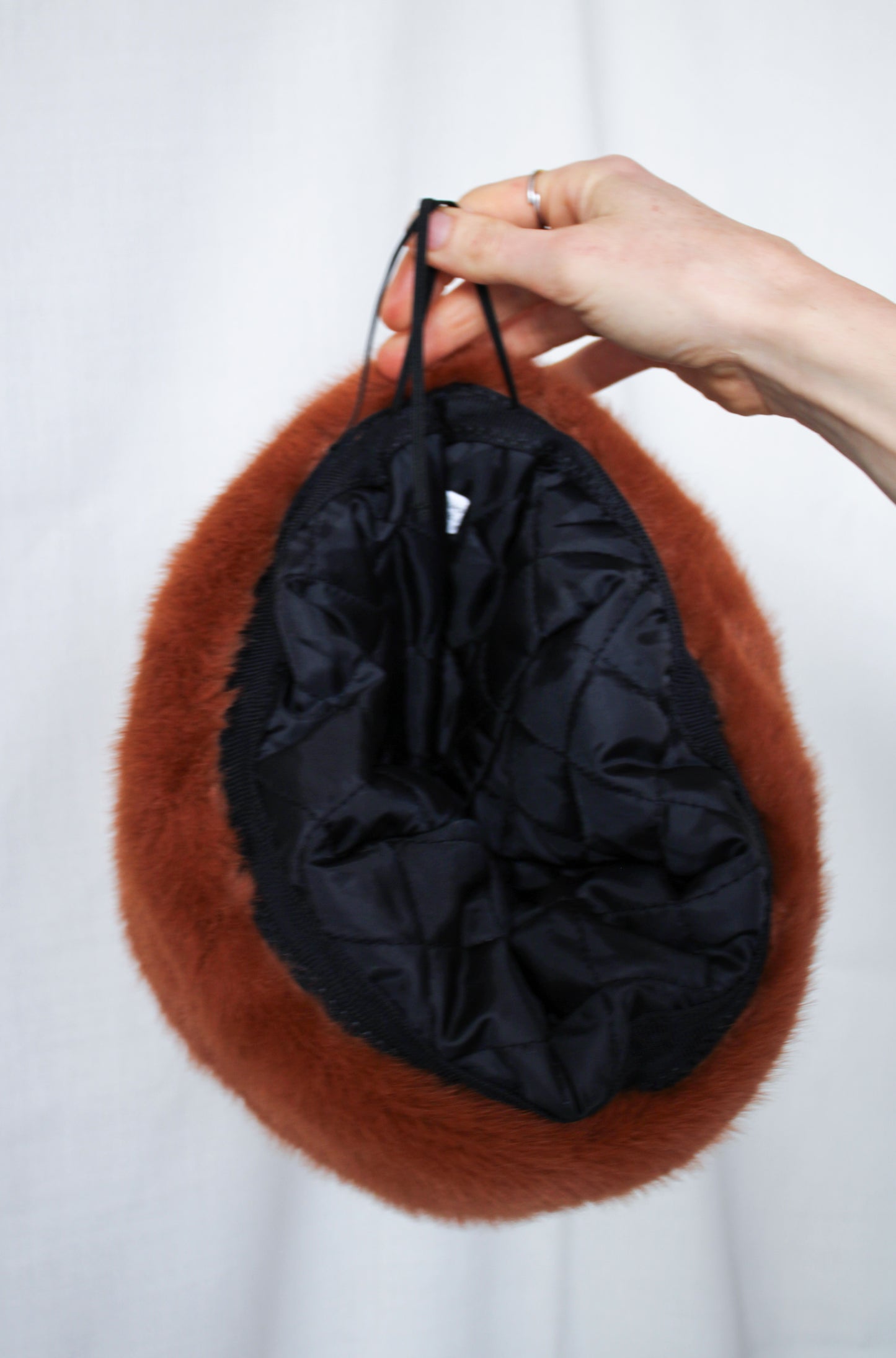 Light Brown Faux Fur Perschy Hat