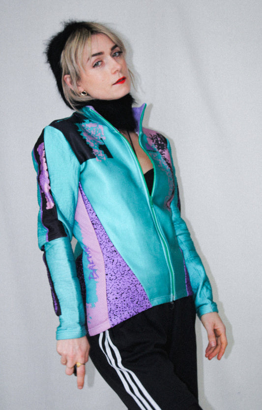 Turquoise Martinage Cycle Top