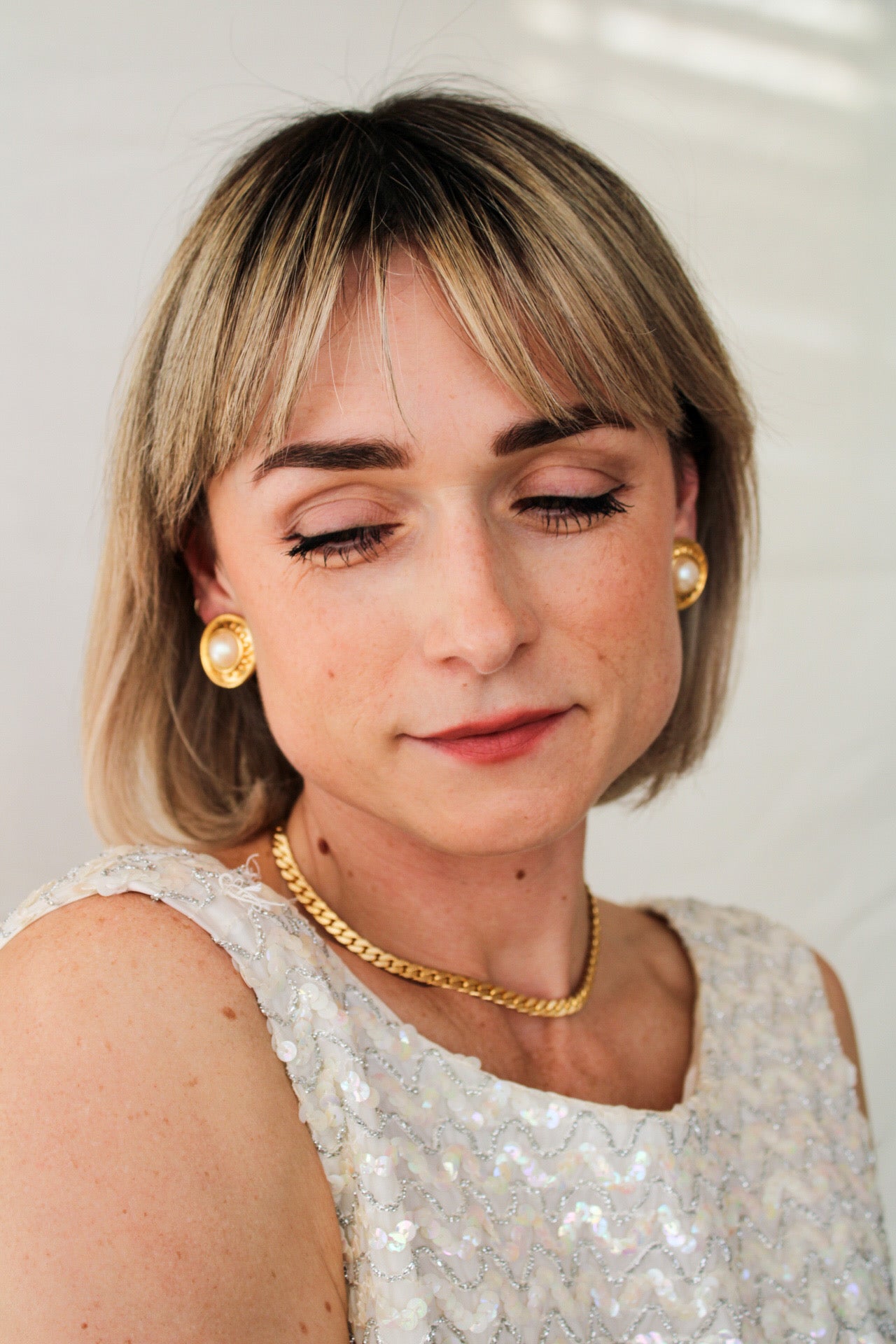 Romano Pearl Clip-on Earrings